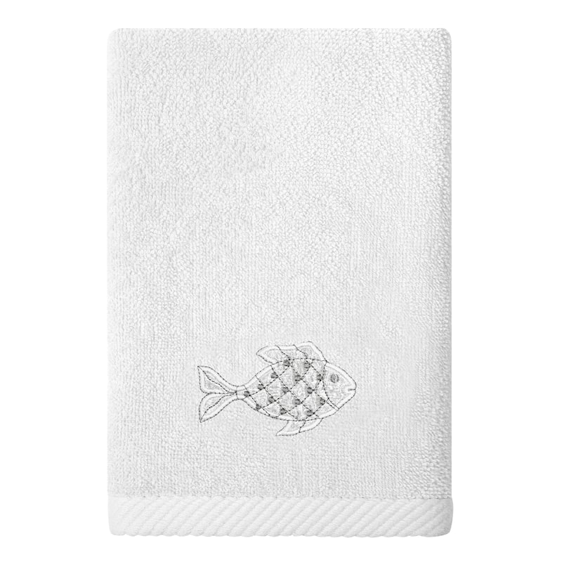 Authentic Hotel and Spa Turkish Cotton Figi 3PC Embellished Towel Set