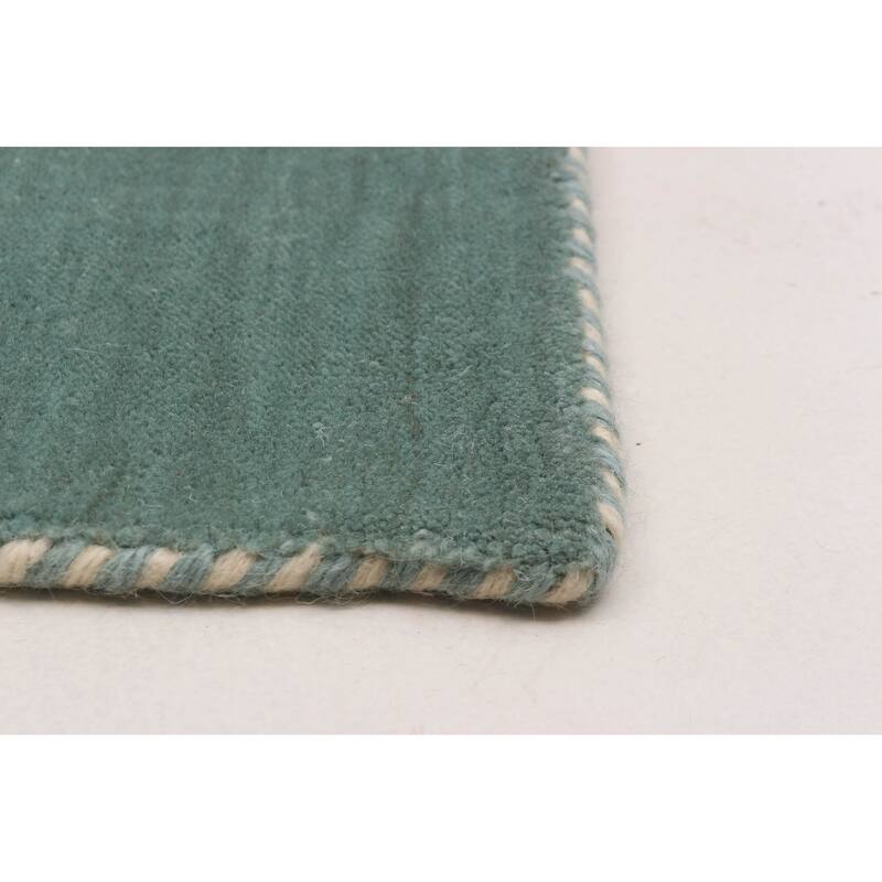 Kashkuli Gabbeh Turquoise Rug 6'6" x 9'5" - 6'6 x 9'5
