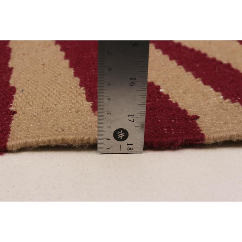 Ankara FW Red Kilim 5'1" x 8'1" - 5'1 x 8'1