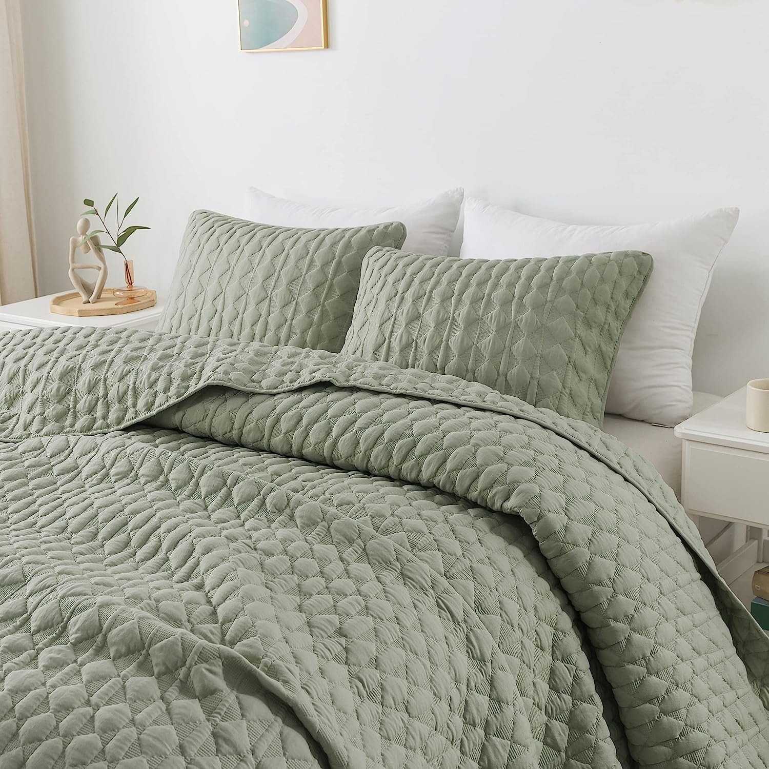 Quilted shams bedding sale 2025