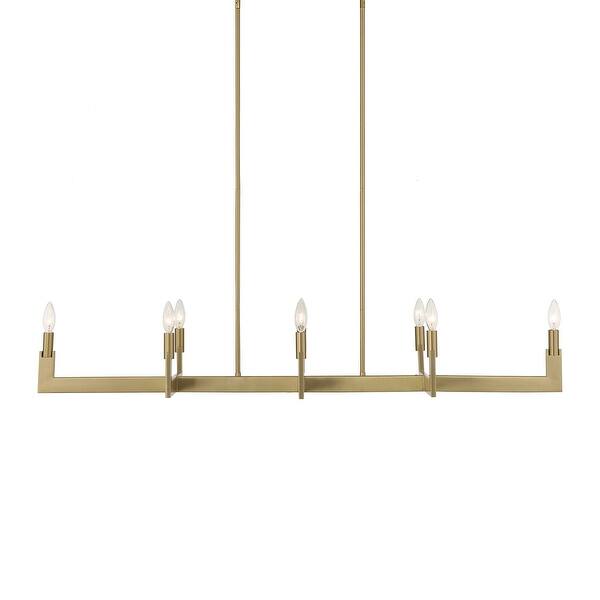 slide 2 of 11, Uttermost Cordoba 8 Light Linear Chandelier - 51.5"W x 14.25"D x 8.5"H