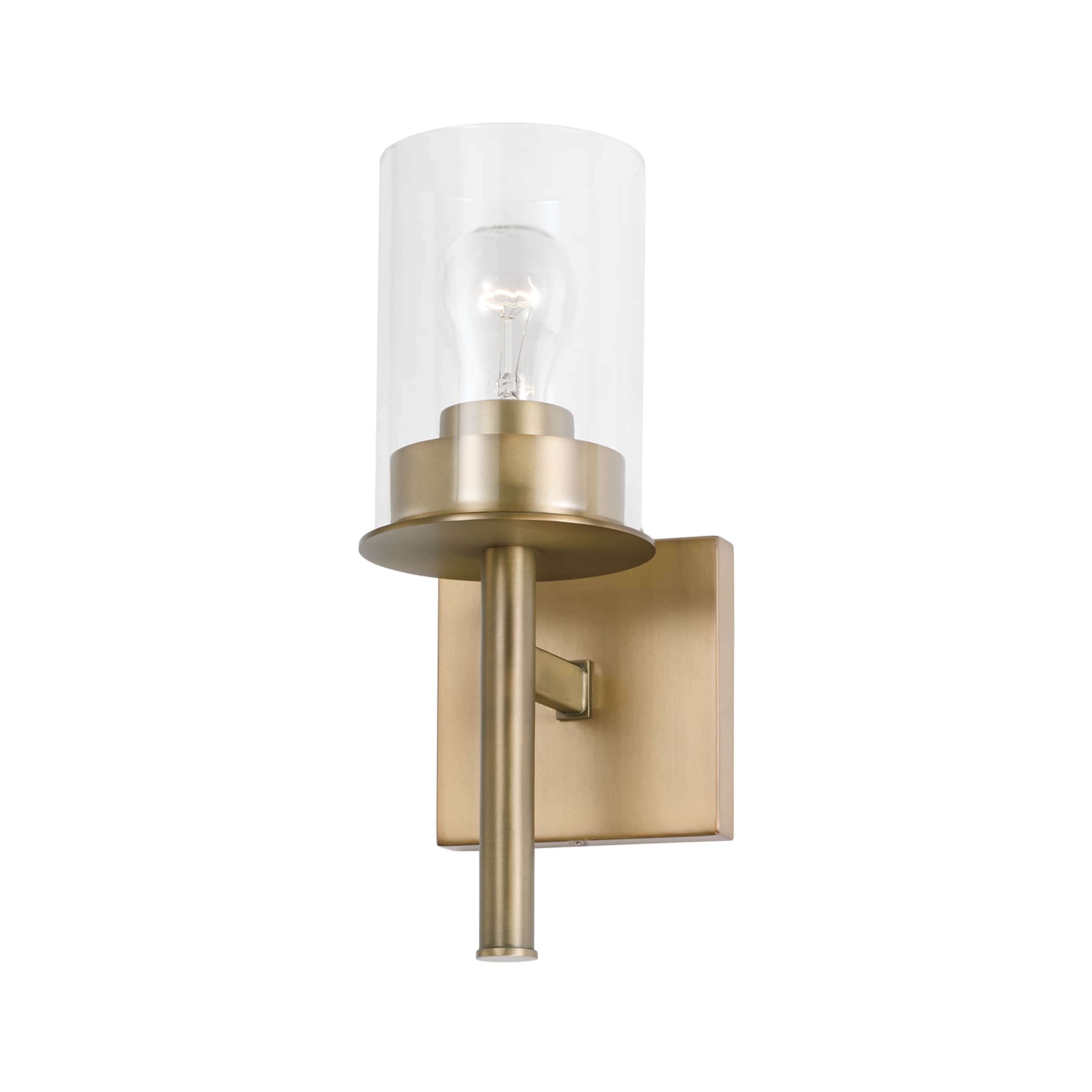 Mason 1-light Wall Sconce w/ Clear Glass