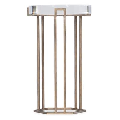 Hooker Furniture Grove 12" Round Modern Urban Industrial End Table