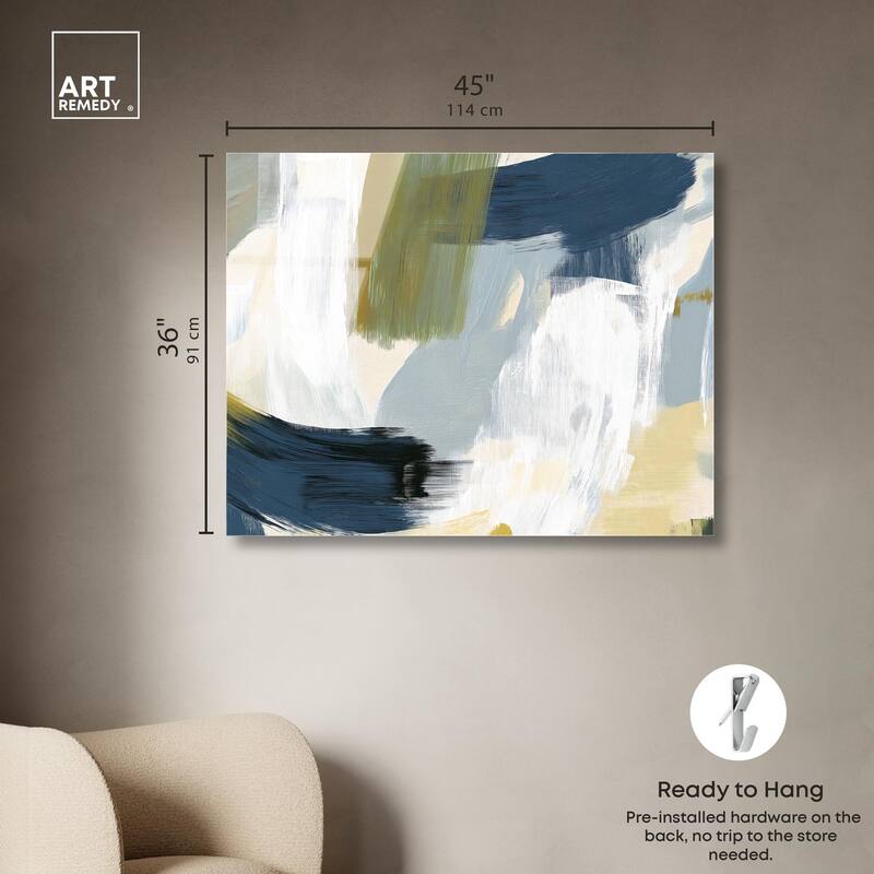 Moss Layers II Acrylic by Art Remedy, Ready to Hang