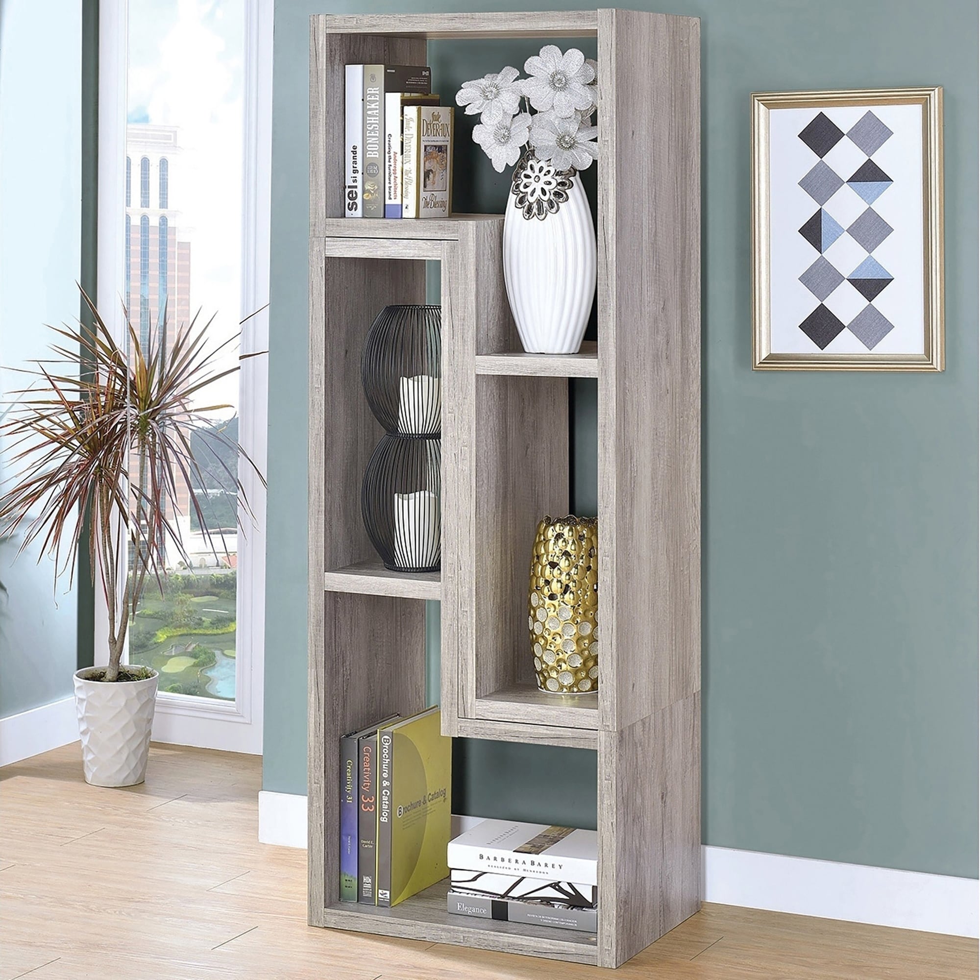 Armentieres 2-piece L-shaped Bookcase Set - Overstock - 33991150
