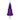 6' Pre-Lit Purple Artificial Tinsel Christmas Tree Clear Lights