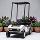 preview thumbnail 20 of 23, 24V 2-Seater Electric Ride-On Car for Kids with Remote Control, Bluetooth Music, LED Lights, Storage Box, Canopy