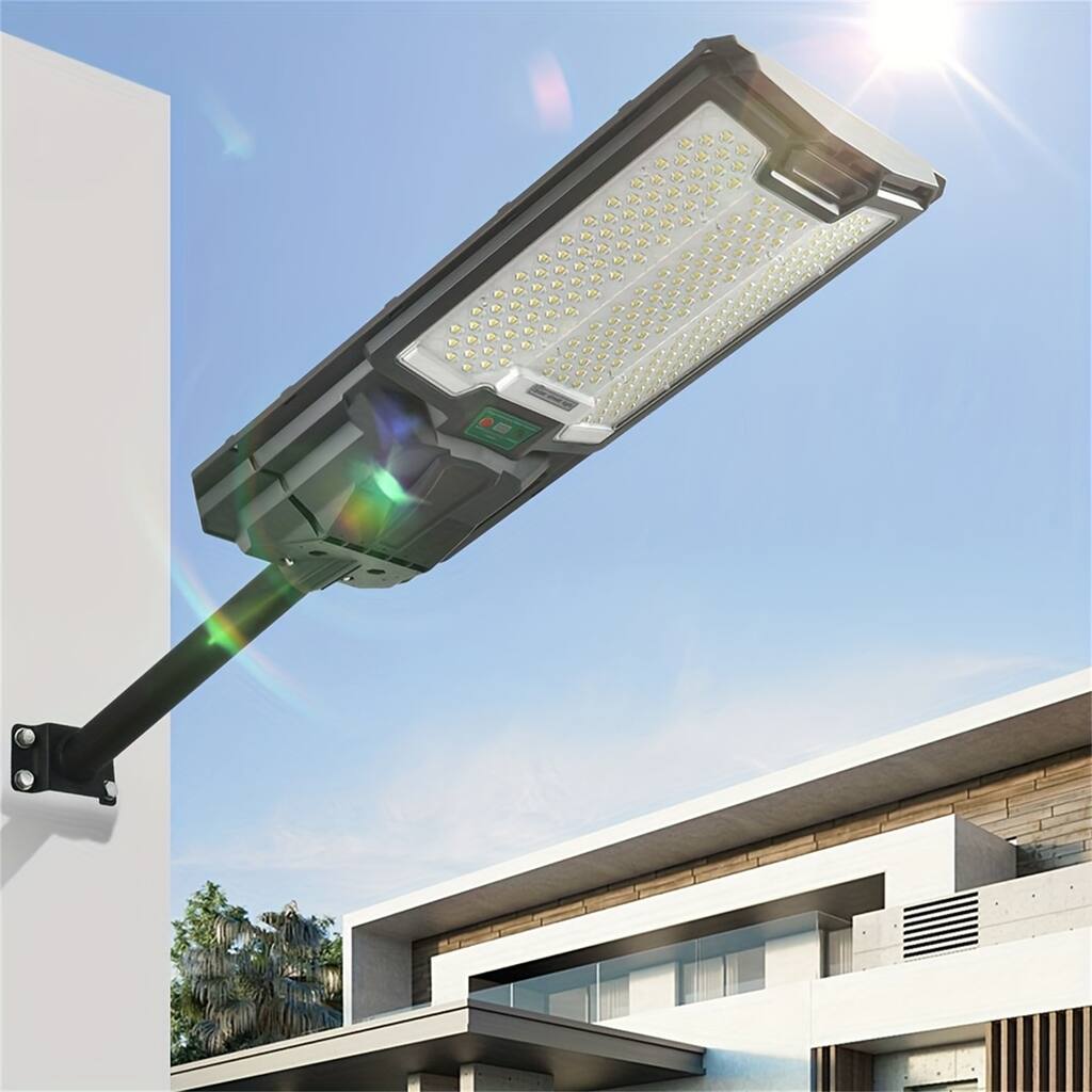 Solar Street Lights Outdoor, Parking Lot Lights with 66PCS LED Beads