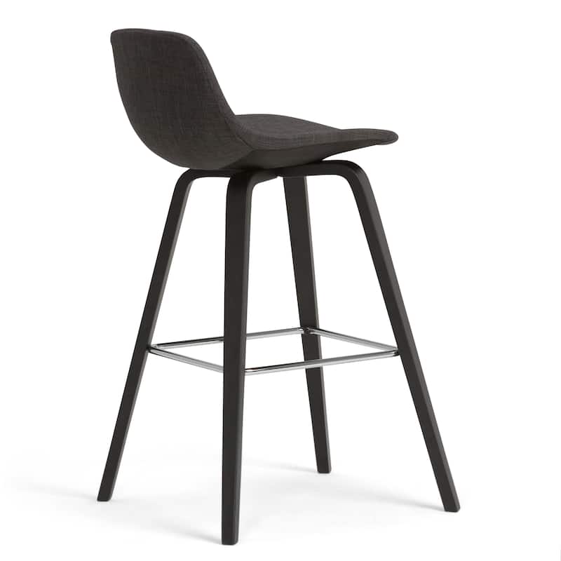 WYNDENHALL Cacey Mid Century Modern Bentwood Counter Height Stool (Set of 2) - 20.7'' x 21.1'' x 36.6