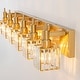 preview thumbnail 23 of 197, 2/3/4-Light Modern Bathroom Crystal Vanity Light Wall Sconces