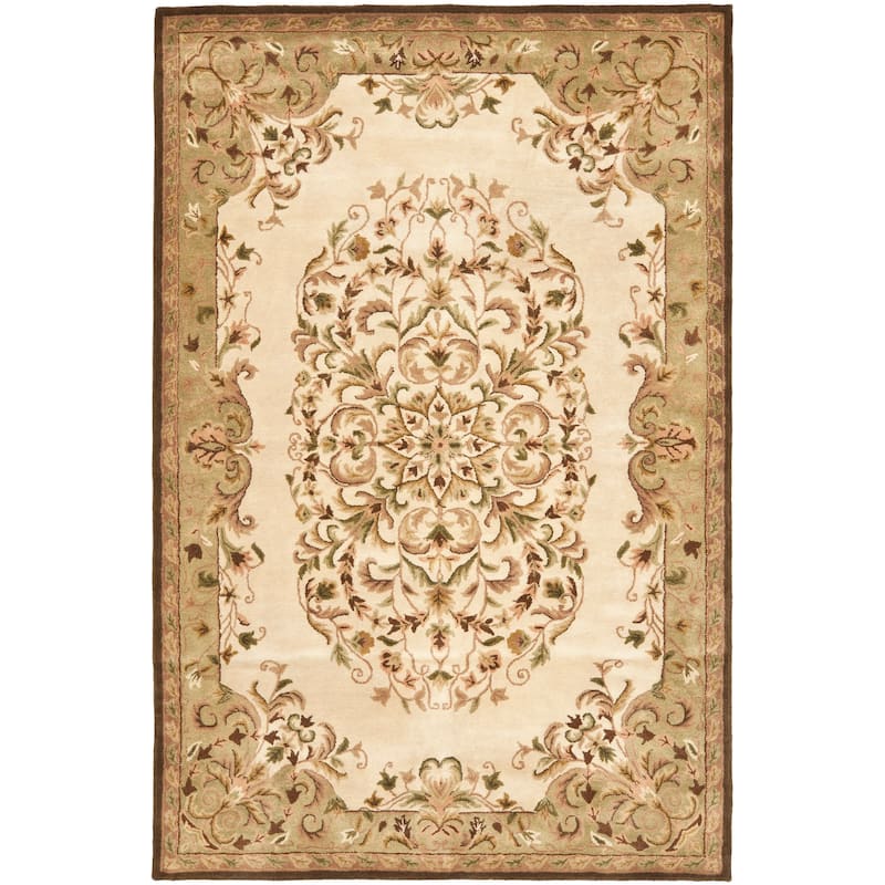 SAFAVIEH Handmade Heritage Hot Air Balloon Traditional Oriental Wool Rug