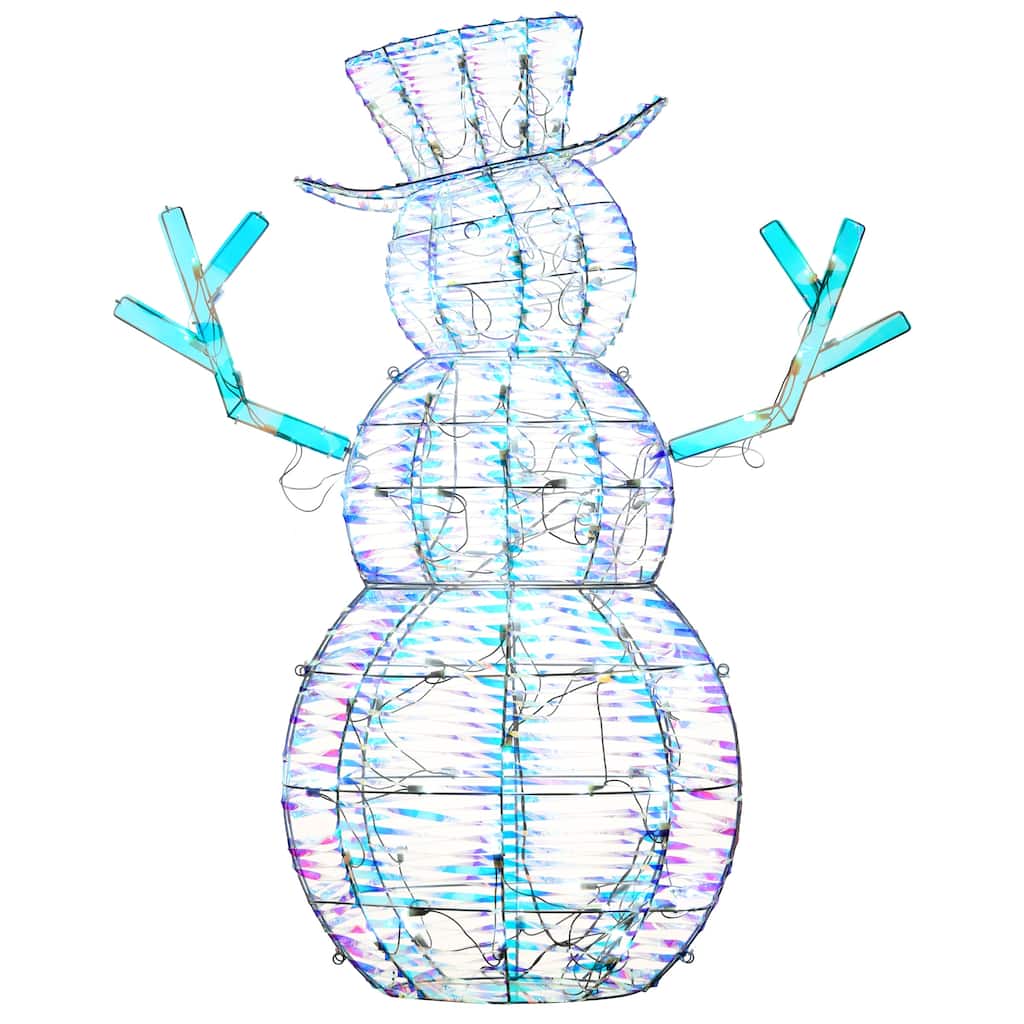 National Tree Company 4 ft. Pre-Lit Iridescent Snowman - 4 ft