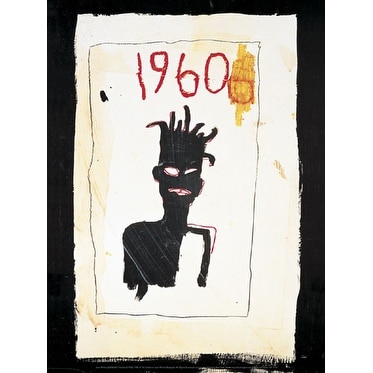 ''Untitled (1960), 1983'' by Jean-Michel Basquiat African American Art Print (15.75 x 11.875 in.)