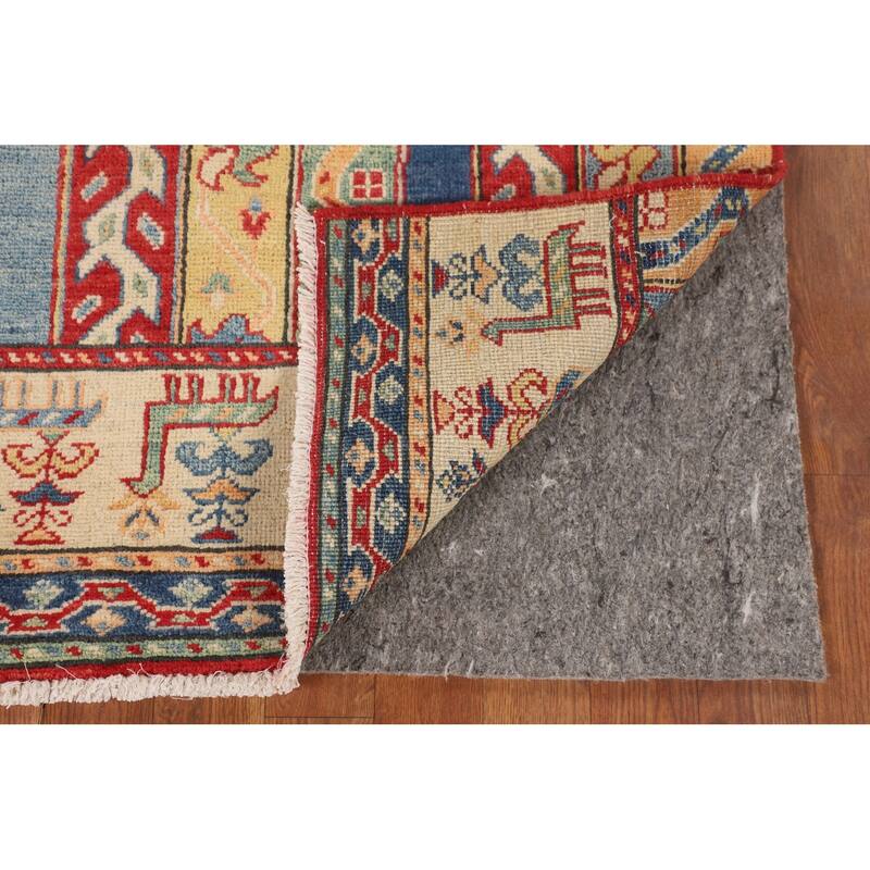 Tribal Kazak Oriental Accent Rug Hand-Knotted Wool Carpet - 2'9" x 4'1"