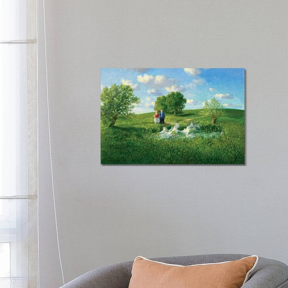 iCanvas "Restless Pond" by Michael Sowa Canvas Print