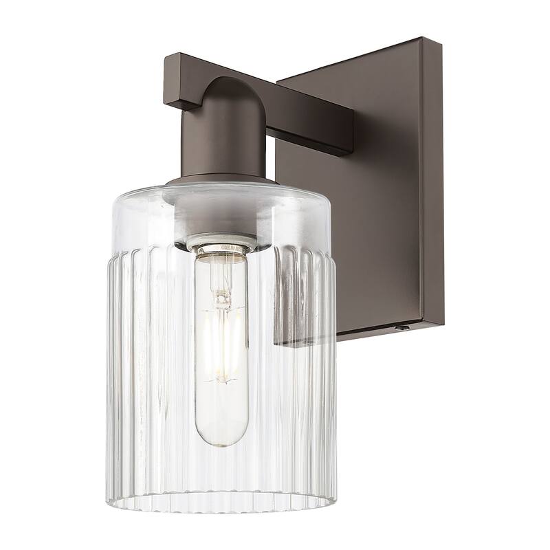 Innovations Lighting 716-1W-11-5 Hadley Sconce Hadley 11" Tall Wall - Oil Rubbed Bronze / Clear