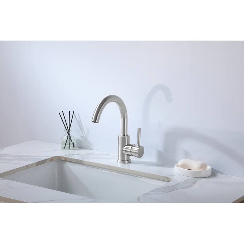 Indigo Home Single Hole Single Handle Bathroom Faucet