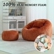 preview thumbnail 3 of 30, Modern Bean Bag Chairs, Comfy Round Chair for Adults with Ottoman, Leisure Single Sofa Reading Chair with Pillow
