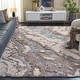 preview thumbnail 11 of 84, SAFAVIEH Horizon Shag Mukades Abstract 2.5-inch Thick Rug