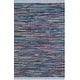preview thumbnail 111 of 158, SAFAVIEH Handmade Rag Rug Vistiana Flatweave Cotton Rug 4' x 6' - Purple/Multi - Rectangle