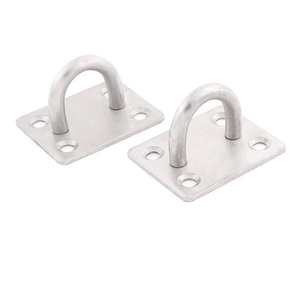 Stainless Steel U Shape Ceiling Mount Hook Hanger 2pcs