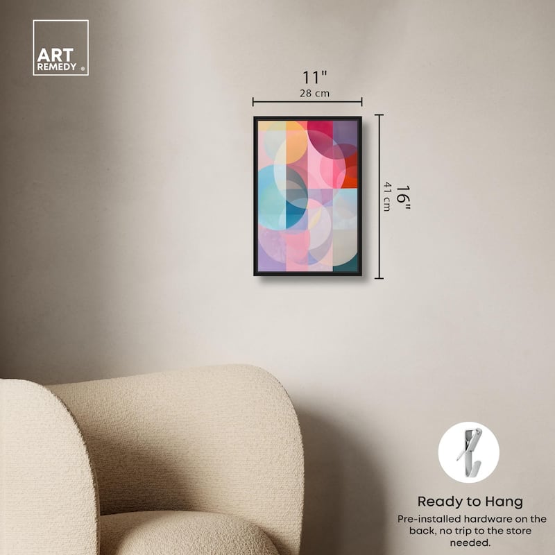 Oneiric Circles IV Canvas by Art Remedy