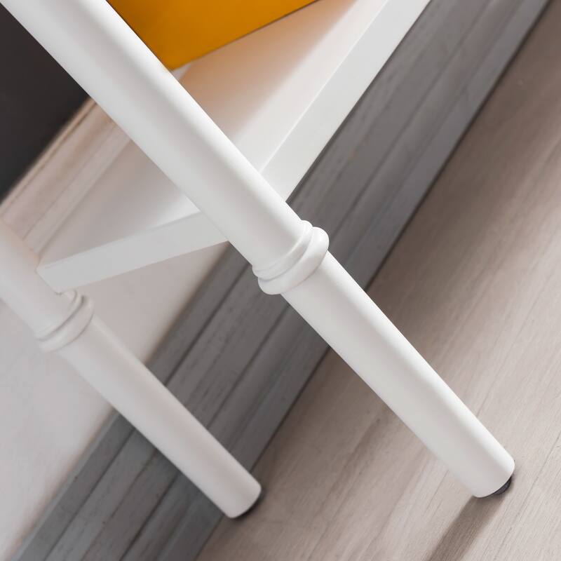 Leick Home Coastal Two Drawer Double Hall Console Sofa Table with Shelf