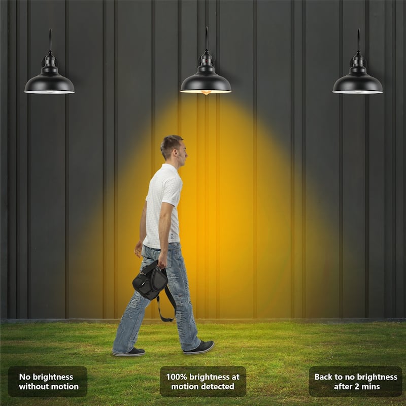 Motion Sensor Outdoor Wall Lights Waterproof Wall Lantern for House Porch Garage