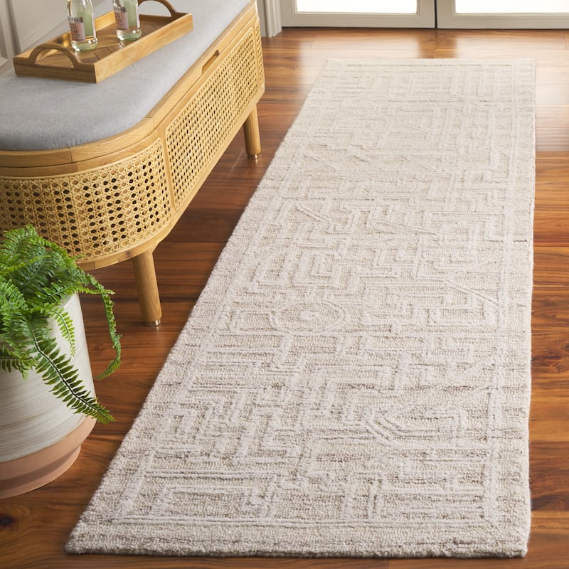SAFAVIEH Handmade Abstract Cella Modern & Contemporary Wool Rug