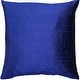 preview thumbnail 11 of 31, Pillow Decor Sankara Silk Throw Pillow Ink Blue
