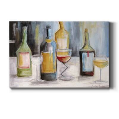 Wine Tasting Premium Gallery Wrapped Canvas - Ready to Hang