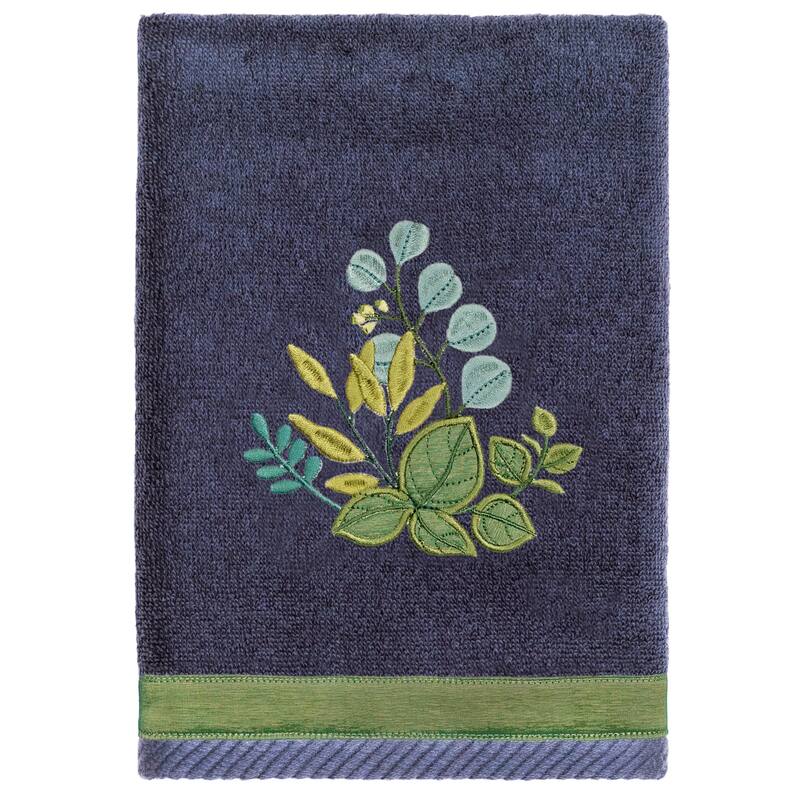 Authentic Hotel and Spa 100% Turkish Cotton Botanica 3PC Embellished Towel Set