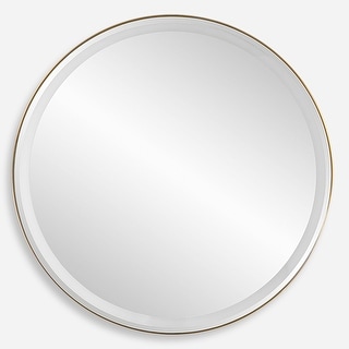 Uttermost 09947 Crofton 32" Diameter Circular Flat Accent Mirror