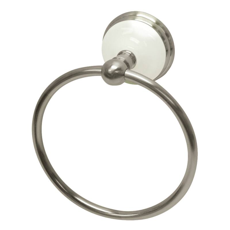 Victorian Towel Ring - Brushed Nickel