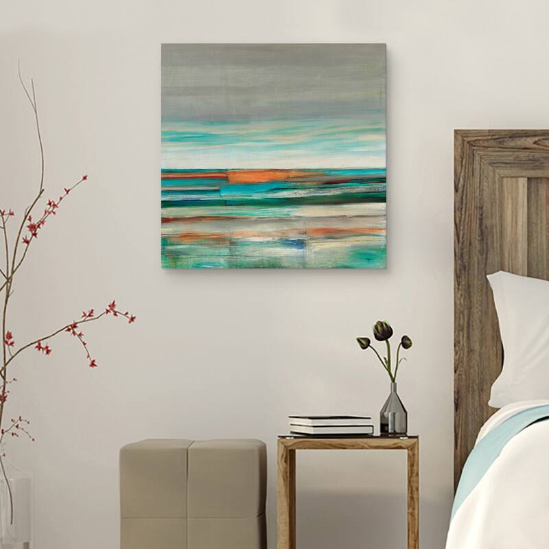 Coastal Colors by Pablo Rojero Canvas Art Print