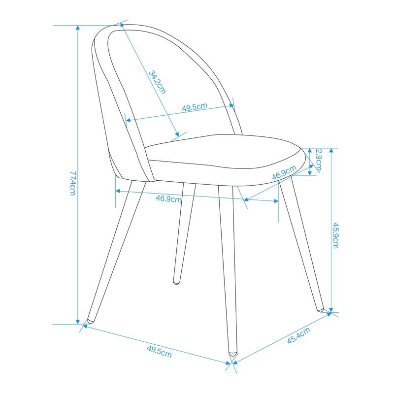 Homylin Upholstered Dining Chair (Set of 2)