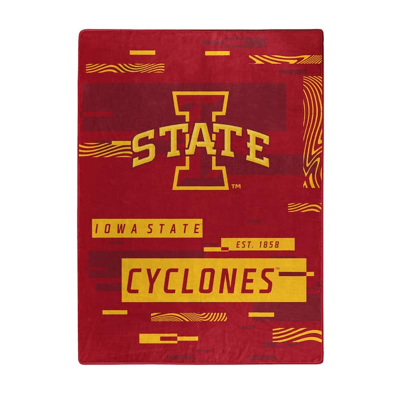 NCAA Iowa State Cyclones Digitize Raschel Throw Blanket