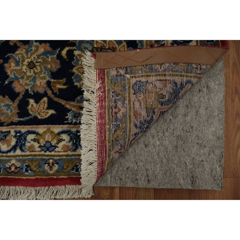 Hand Knotted Oriental 100% Wool Carpet Traditional Floral Red Najafabad Area Rug - 13' 4'' X 9' 11''