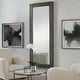 preview thumbnail 2 of 6, Uttermost Figaro Oversized Wooden Mirror - 33.5"x 81.5"