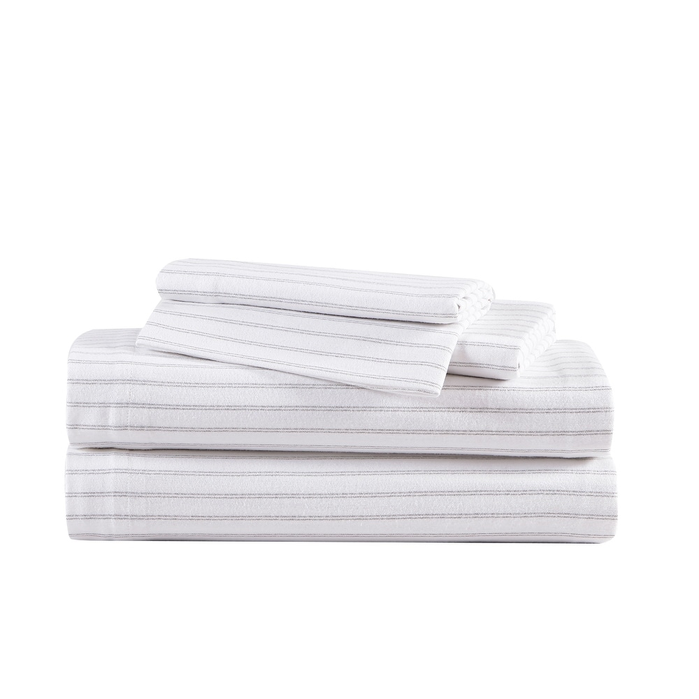 Eddie Bauer Printed Cotton Flannel Sheet Set