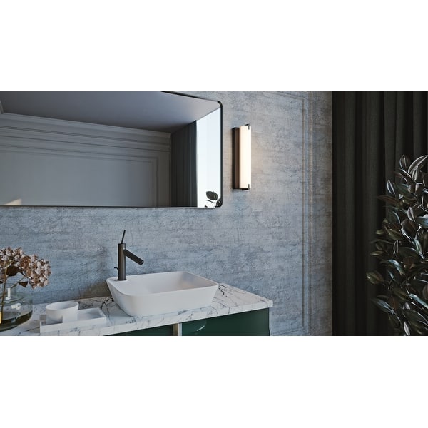 slide 2 of 11, AFX Axel Wall Sconce Black
