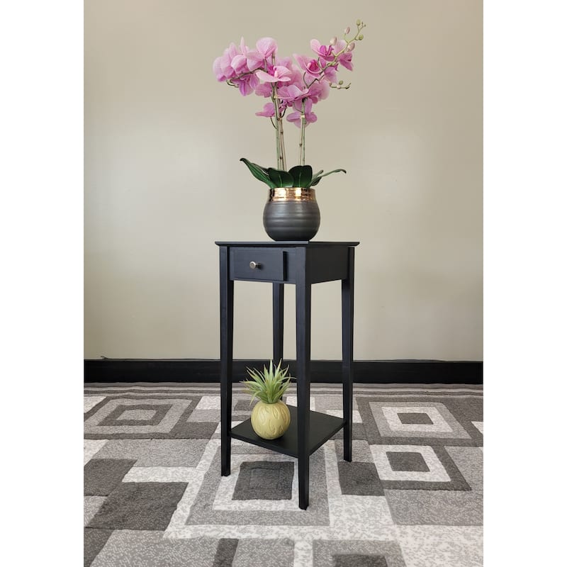 Solid Bamboo Plant Stand Telephone Table