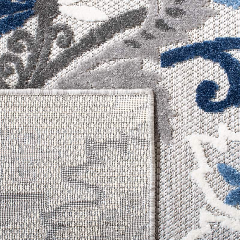 SAFAVIEH Cabana Micheline Indoor /Outdoor Waterproof Patio Floral Rug