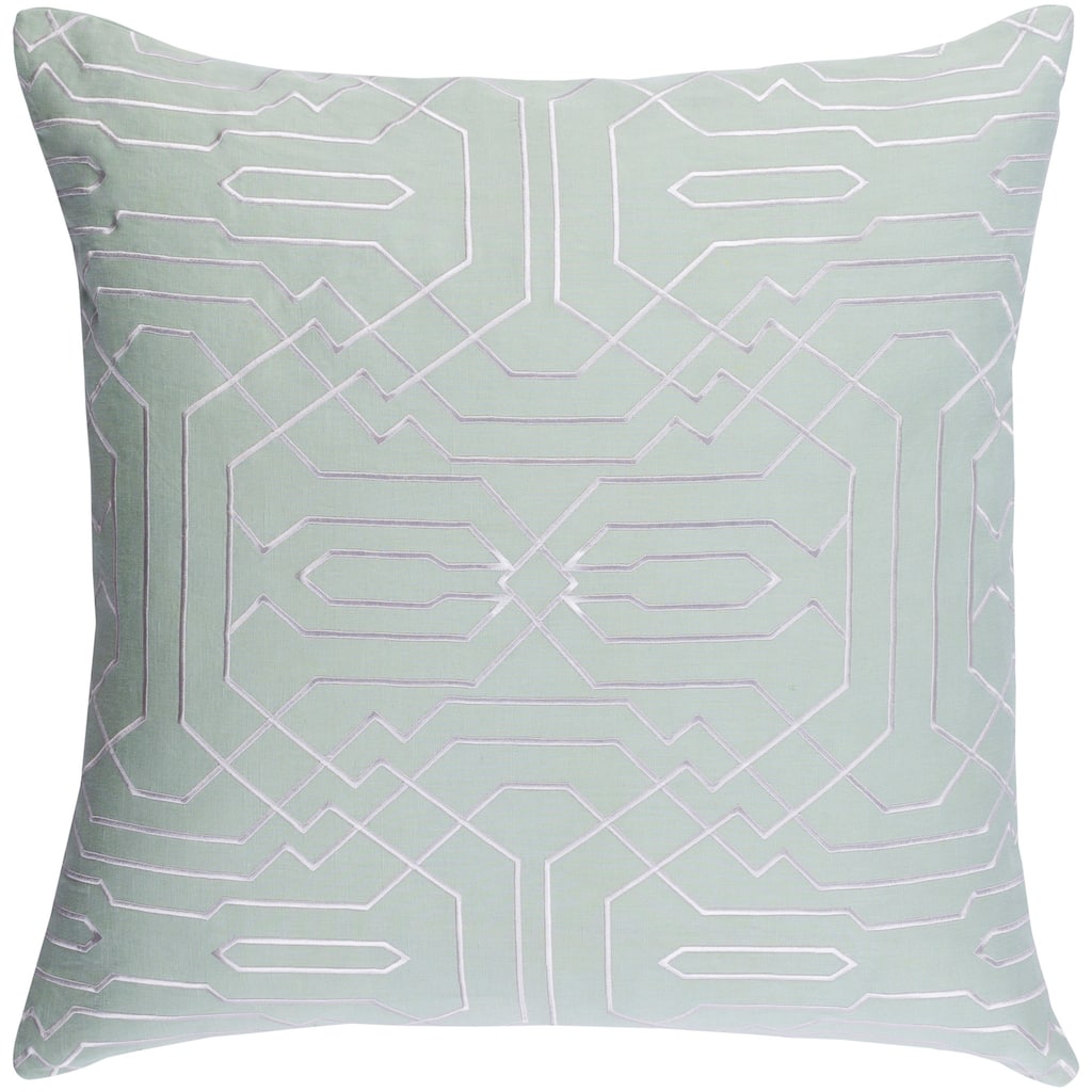 Decorative Stone Slate Blue 18-inch Throw Pillow Cover