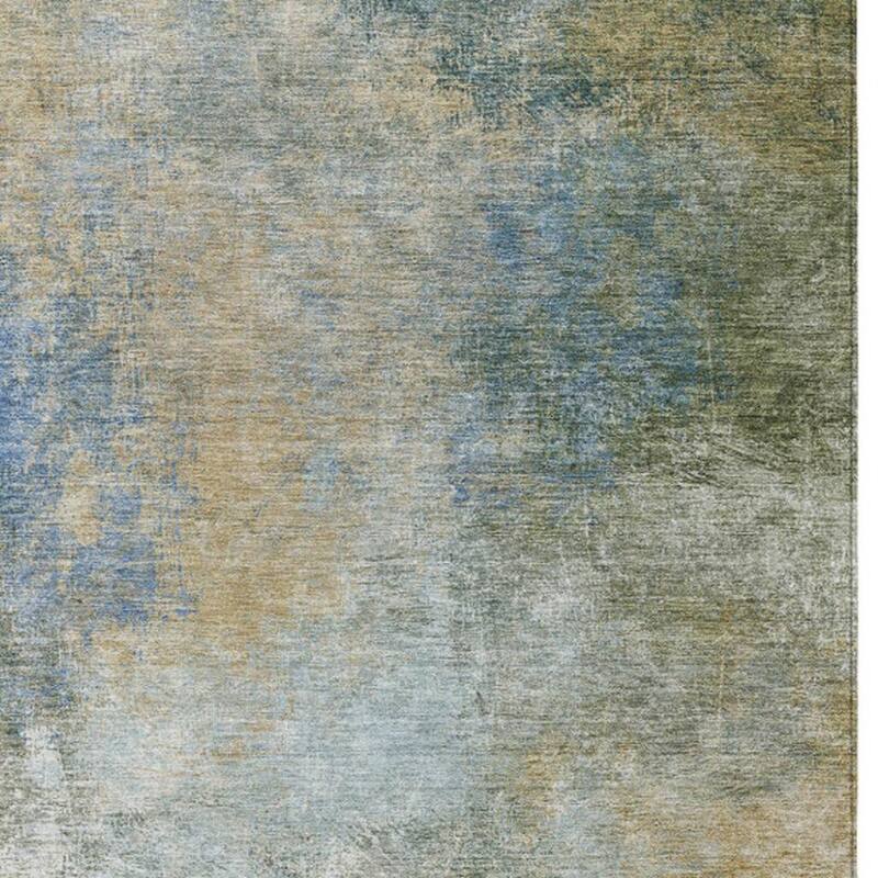 HomeRoots Abstract Transitional Rectangle Outdoor Rug