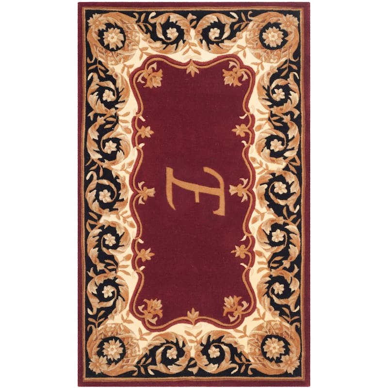 SAFAVIEH Handmade Naples Bojka Traditional Oriental Wool Rug - 5' x 8' - Maroon E - Rectangle