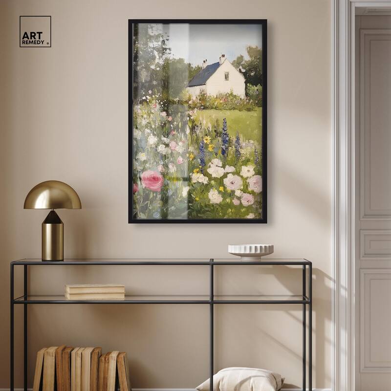Floral Farmhouse II Shadowbox by Art Remedy