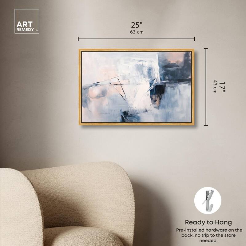 Blue Rapture I Canvas by Art Remedy