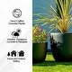 preview thumbnail 17 of 59, Kante 18 Inch Dia Round Concrete Planter, Indoor Outdoor Large Plant Pot