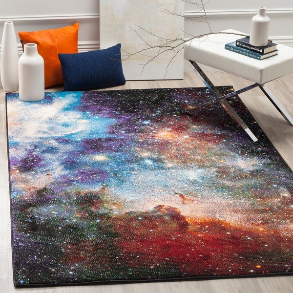 slide 2 of 46, SAFAVIEH Galaxy Jenna Modern Abstract Celestial Rug